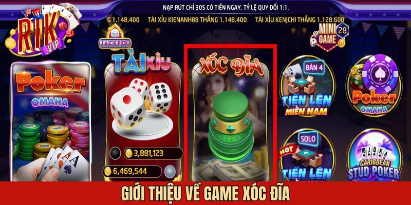 Khái quát chung về tựa game xóc đĩa của Rikvip